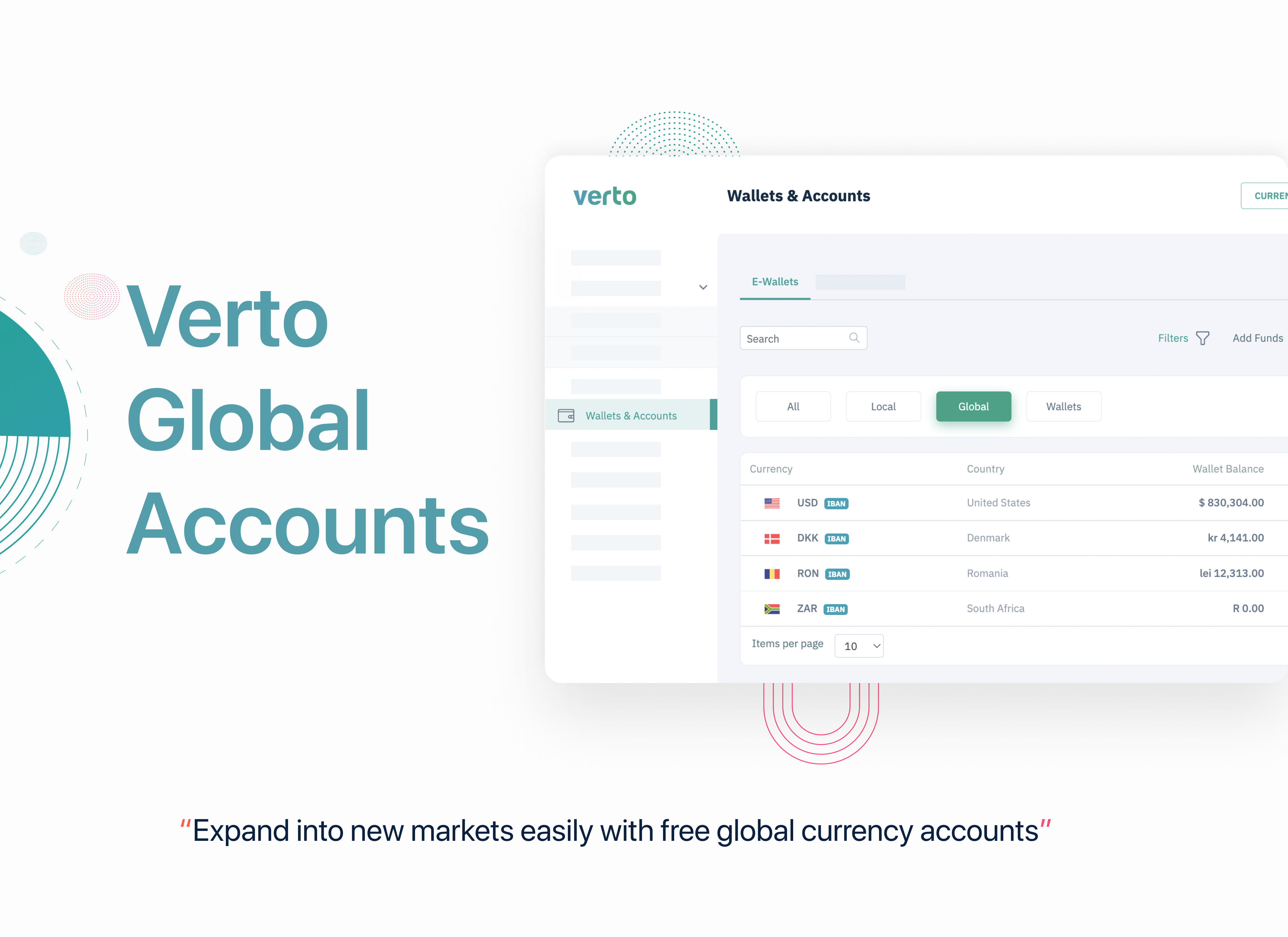 Verto Global Accounts - บัญชีธุรกิจทั่วโลกหนึ่งบัญชีสูงถึง 25 สกุลเงิน media 2