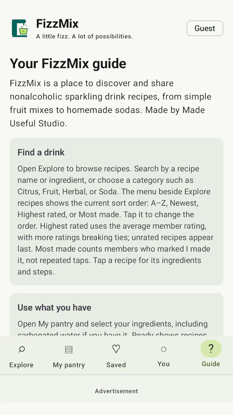 Fizzmix - Soda Maker Recipes Community screenshot 4