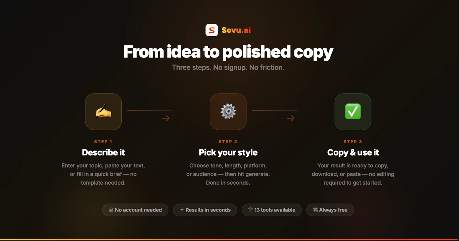 Sovu.ai screenshot 2