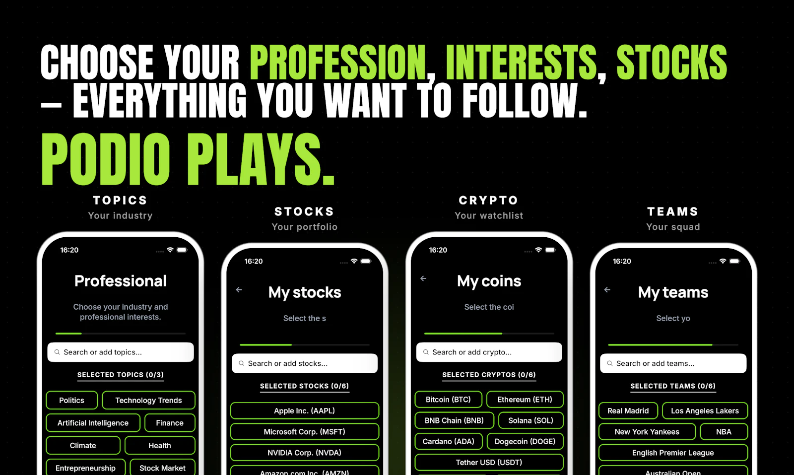 Podio screenshot 3
