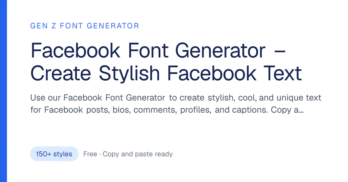 Gen Z Font Generator gallery image