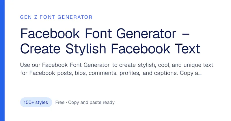 Gen Z Font Generator screenshot 1