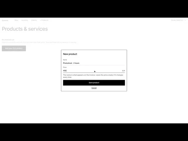 Summe Invoice gallery image