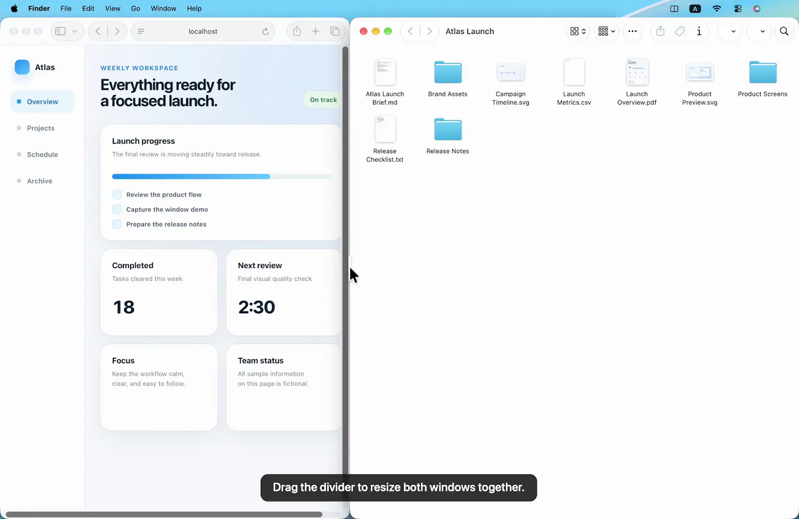 Split screenshot 2