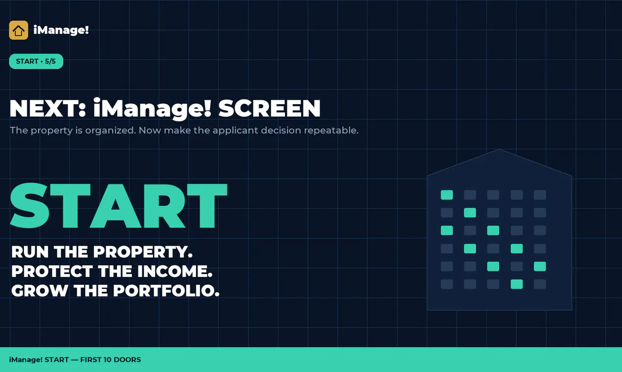 iManage! START — First 10 Doors gallery image