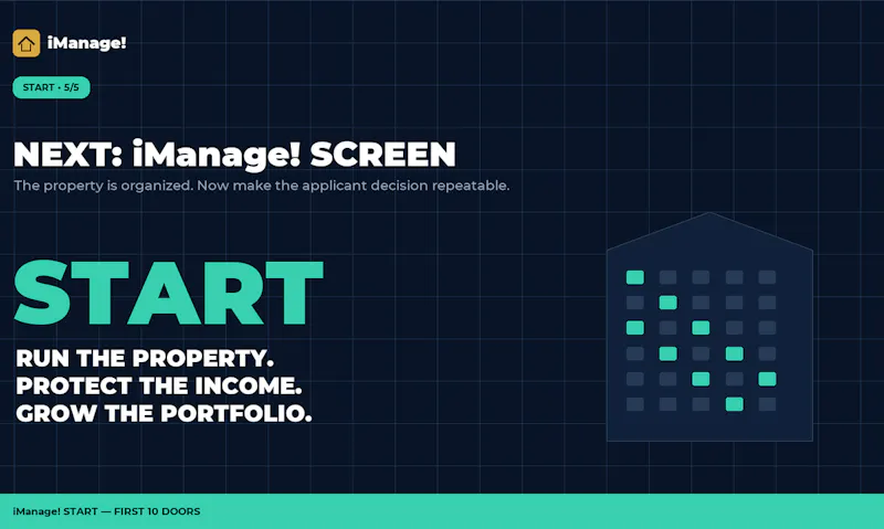 iManage! START — First 10 Doors screenshot 1