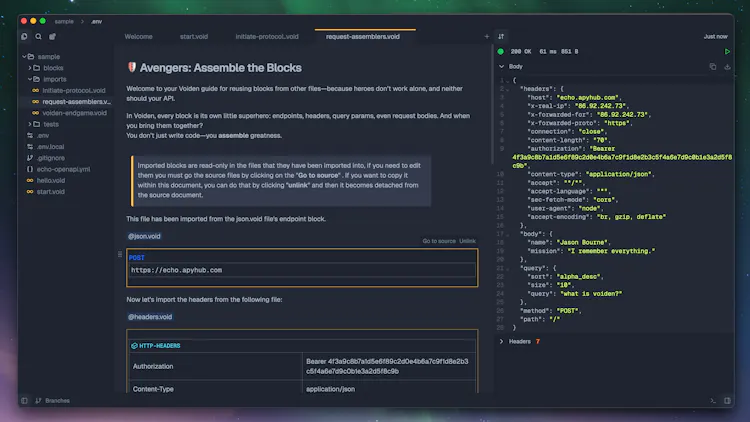Voiden API Client