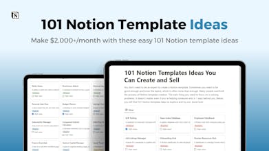 101 Notion Template Ideas You Can Create gallery image