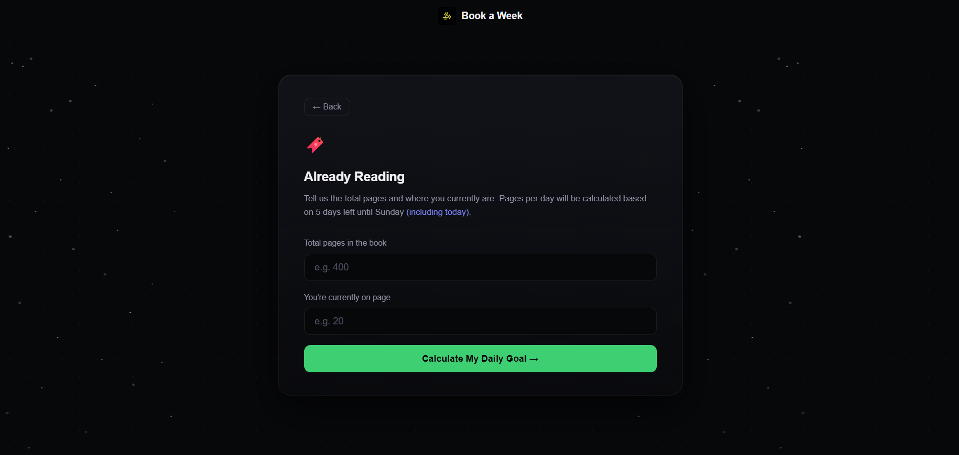 Book a Week gallery image