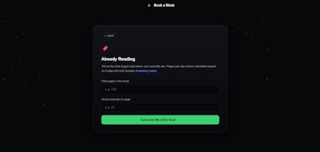 Book a Week gallery image