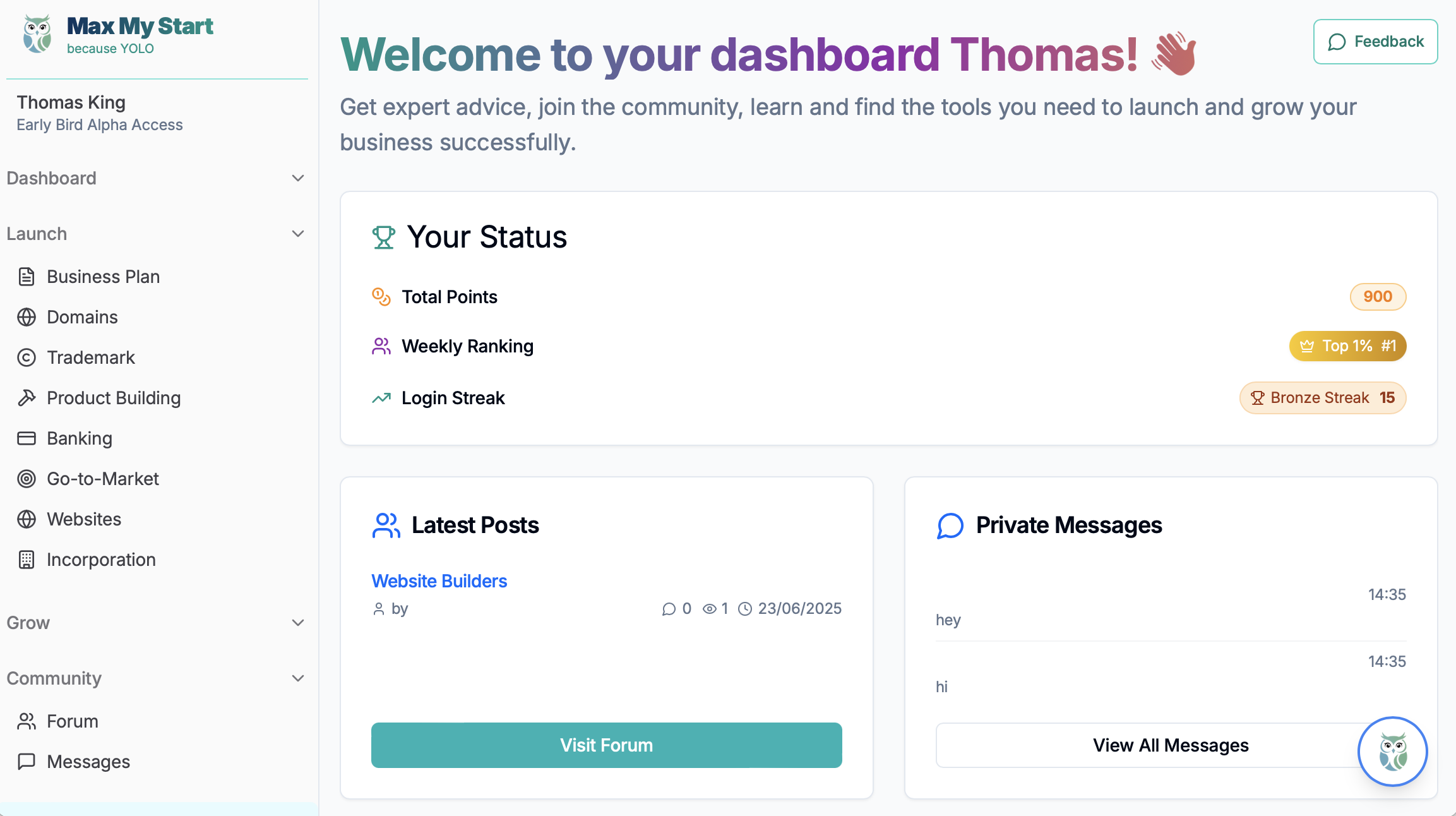 Max My Start - All in one business launch & growth platform for founders media 2
