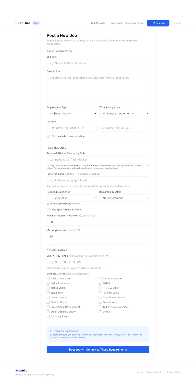 EvenHire — Hiring Done Right screenshot 4
