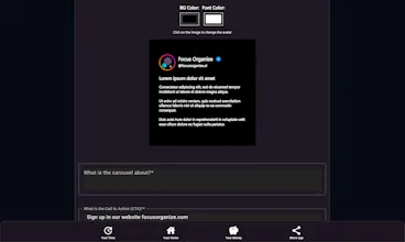 Focus Organize AI Carousel Generator gallery image