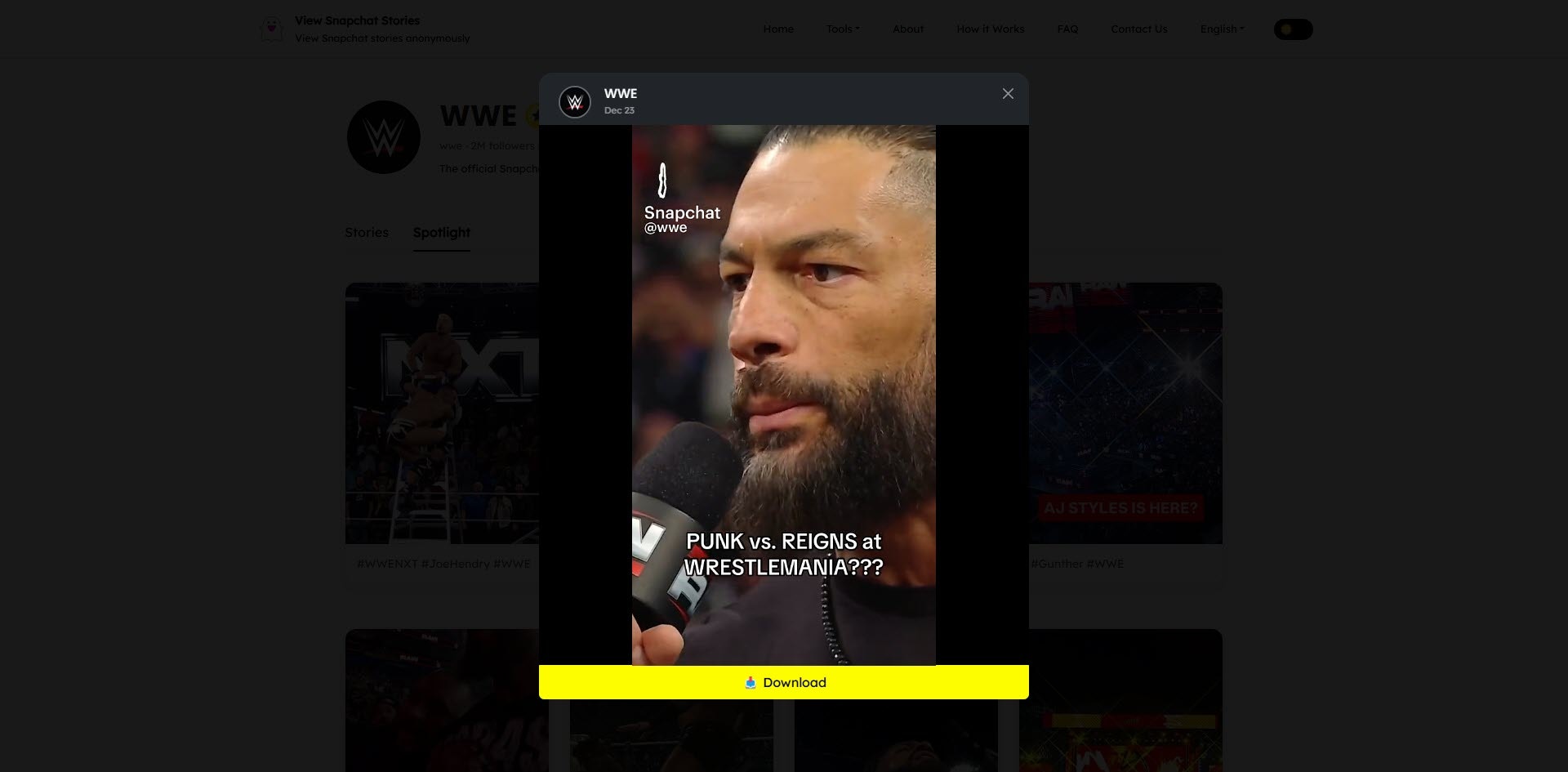View Snap Stories gallery image