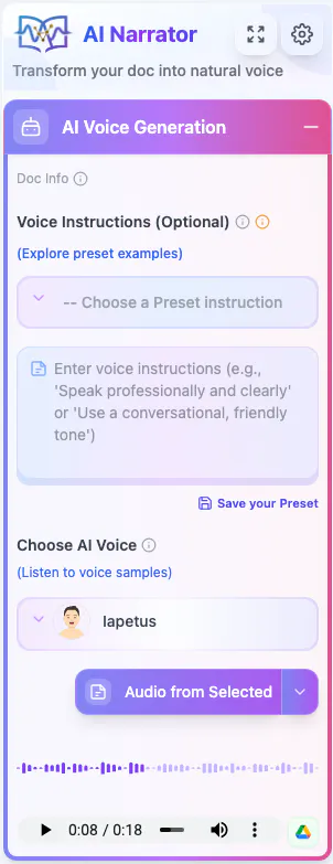 AI Narrator-AI voice generator 截图 5
