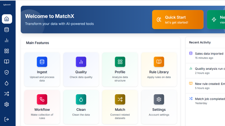 Média Matchx - Plateforme de qualité et de correspondance des données alimentées par AI pour l'entreprise 2