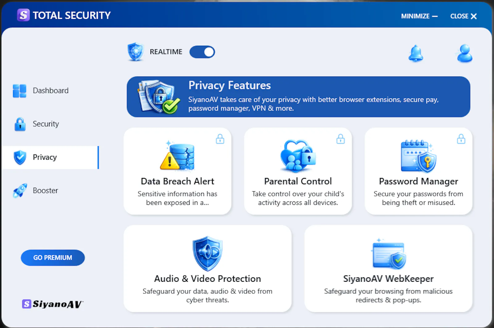 SiyanoAV Total Security screenshot 4