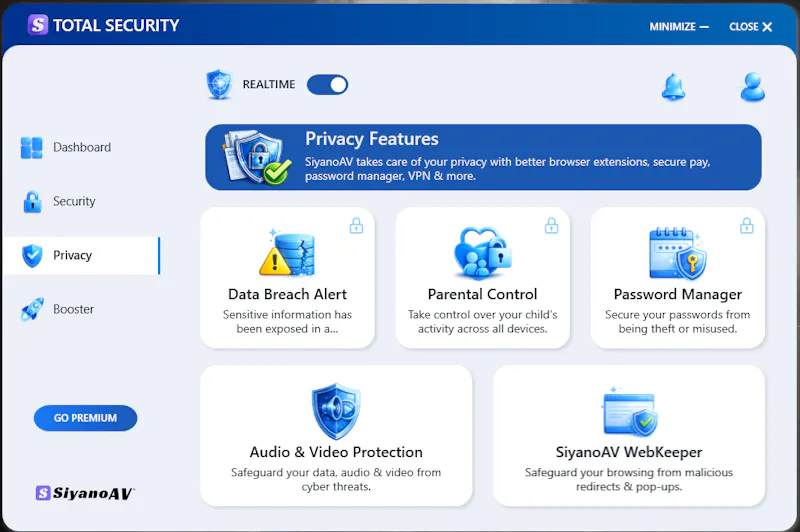 SiyanoAV Total Security screenshot 4