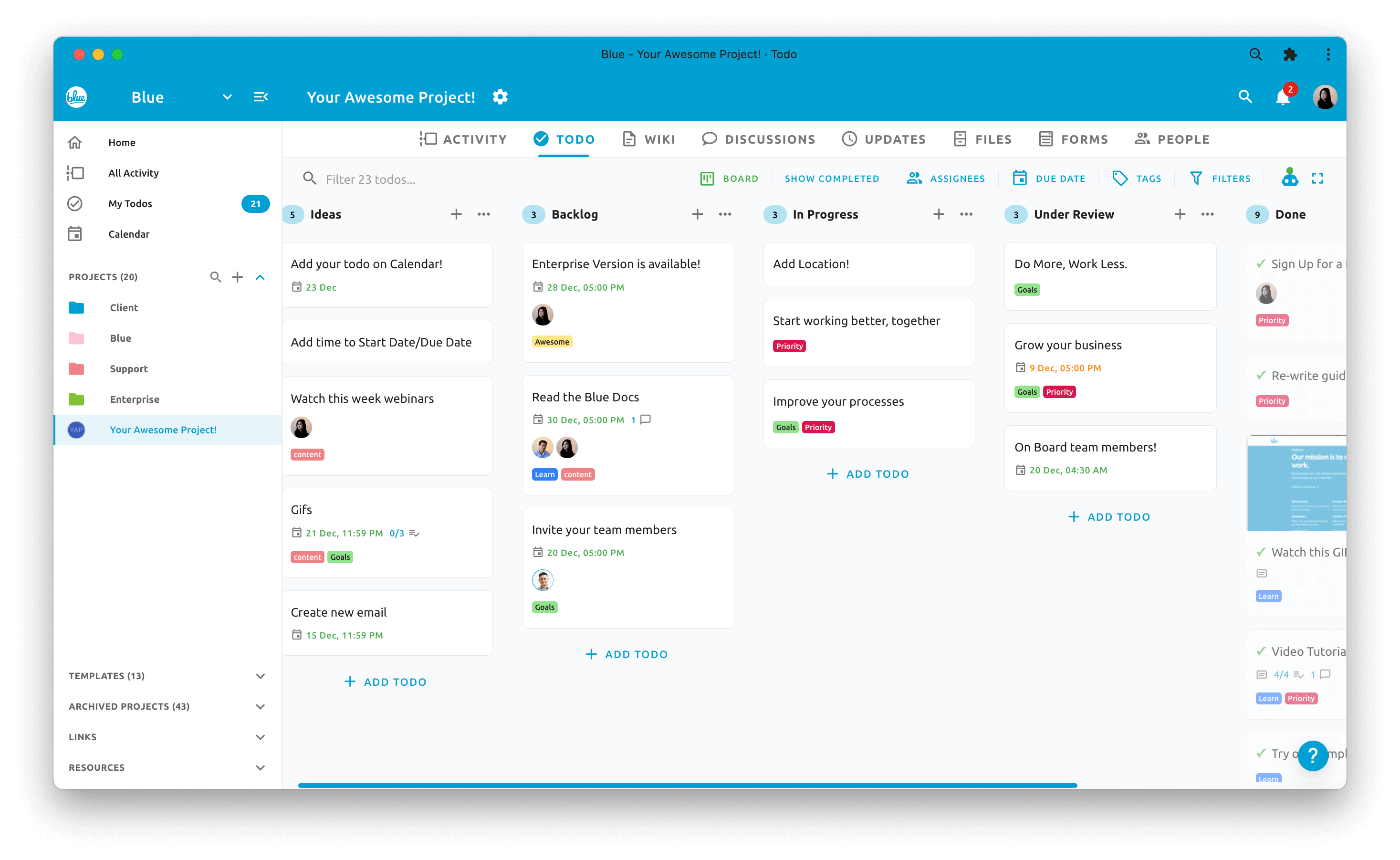 Blue Teamwork gallery image