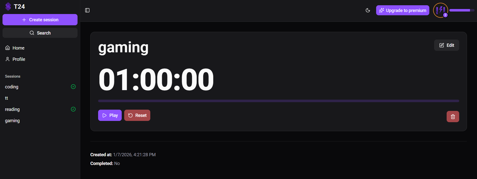 T24 - Time Tracking App gallery image