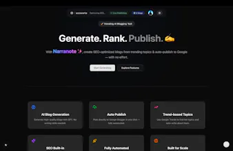 Narranote AI Blog Creator gallery image
