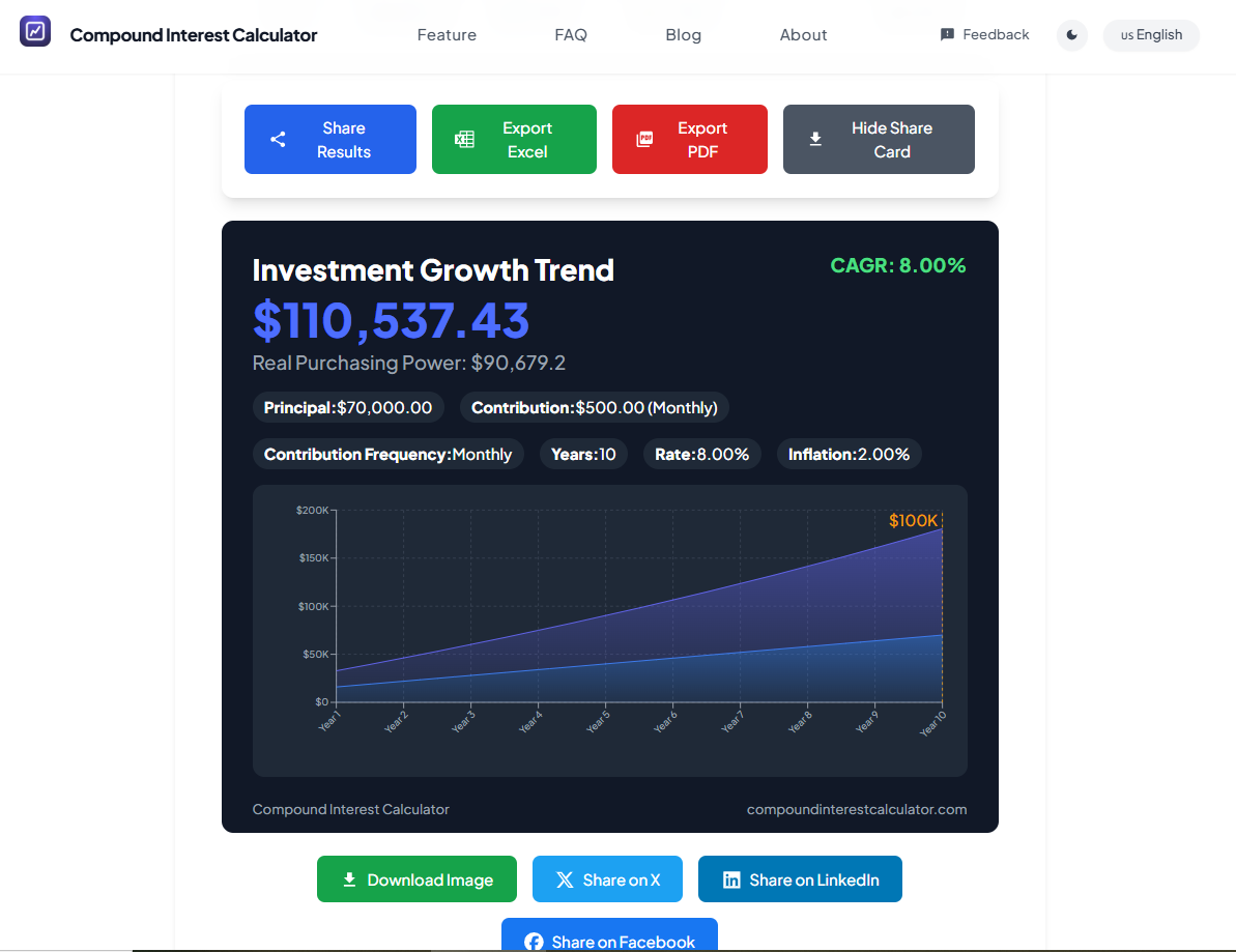 GoalGrowth Calculator gallery image