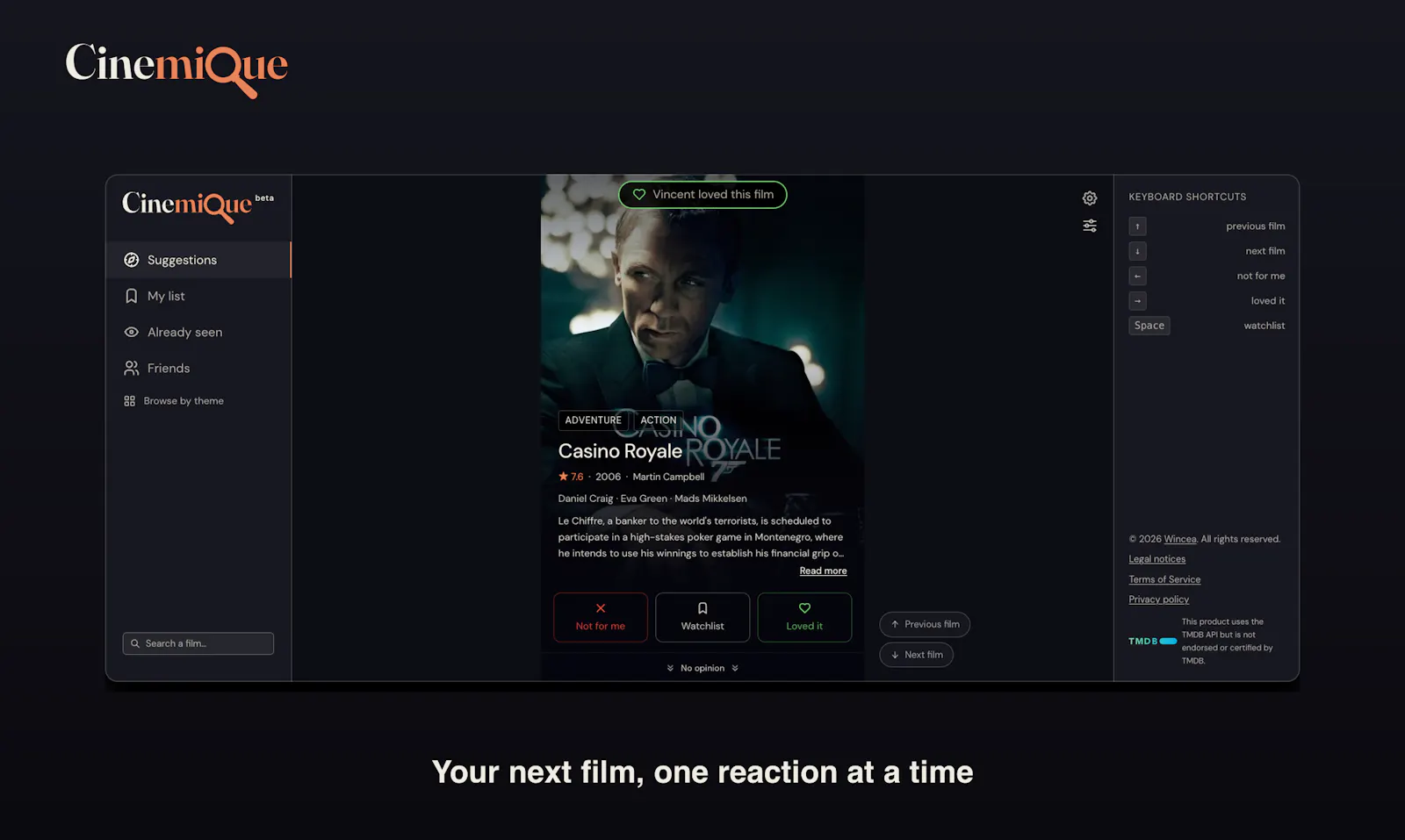Cinemique screenshot 1