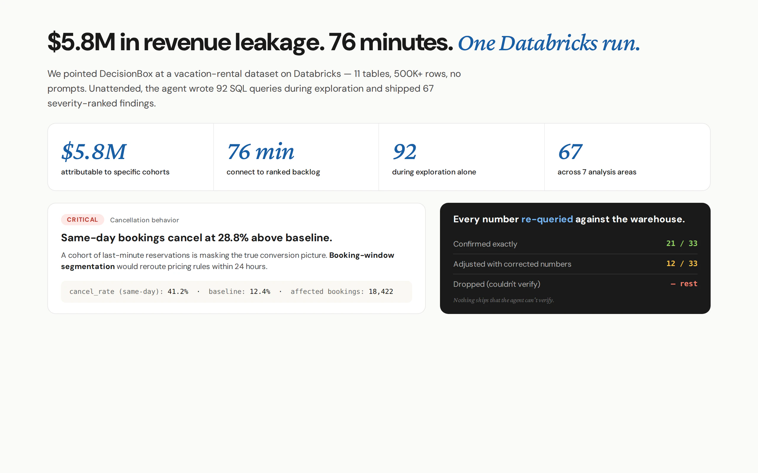DecisionBox for Databricks screenshot 3