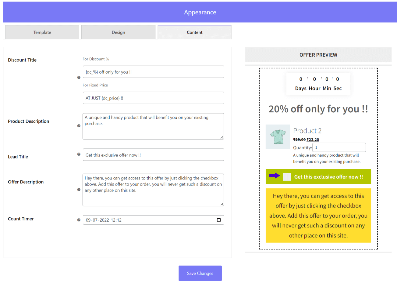 Bump de commande de vente à la vente pour WooCommerce Pro media 7