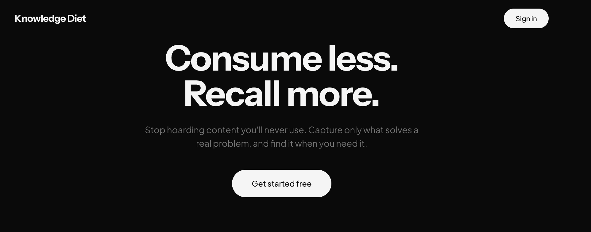 Knowledge Diet gallery image