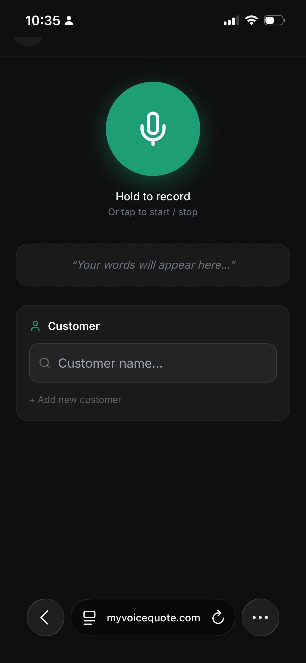 VoiceQuote gallery image