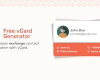 Free vCard Generator media 1