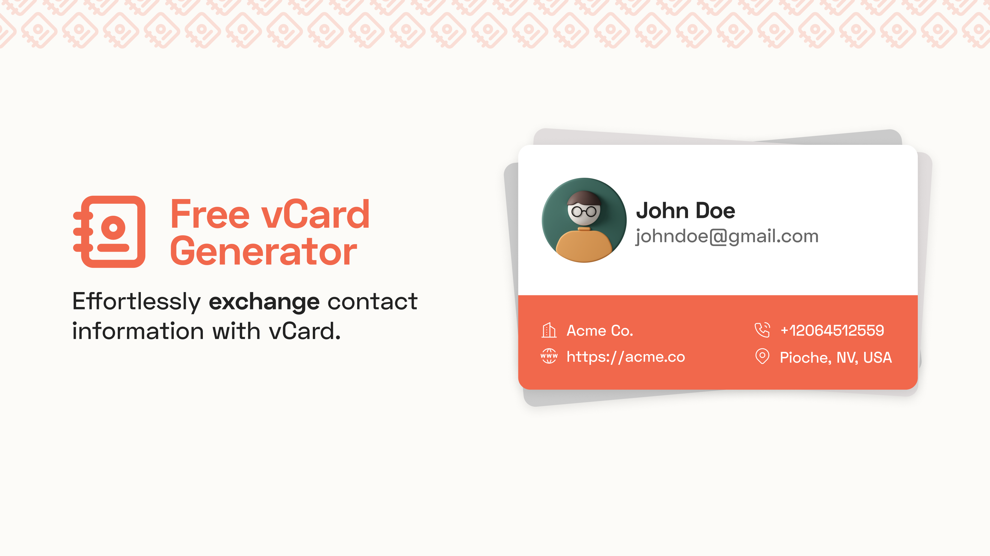 Free vCard Generator media 1
