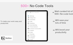500+ No-Code tools media 3