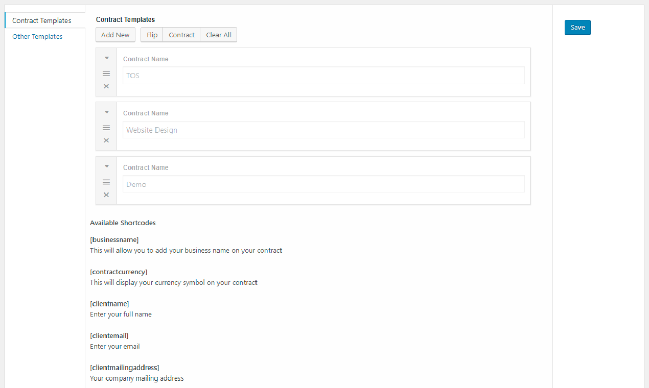 WP Online Contract Plugin gallery image