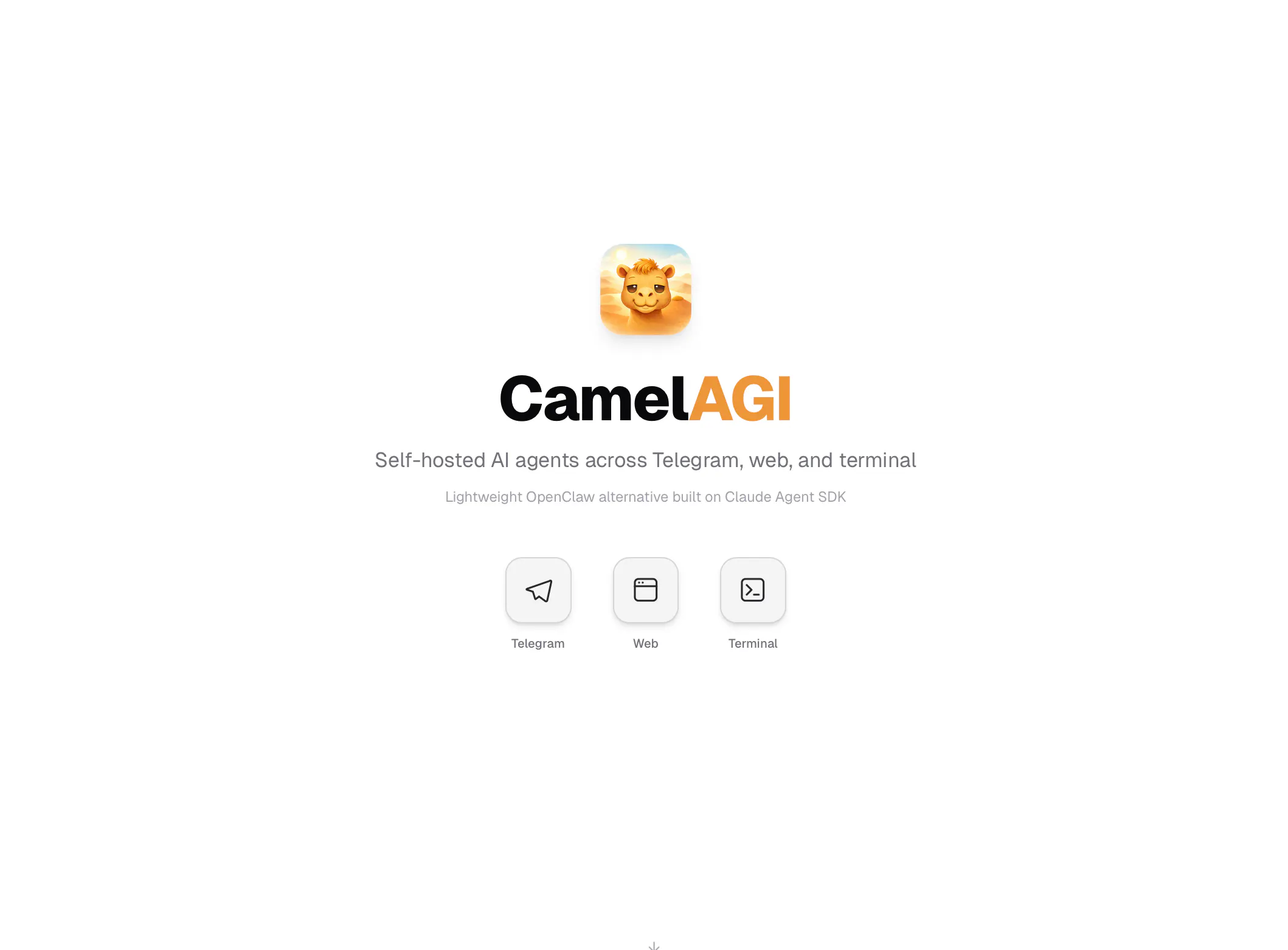 Banner del producto CamelAGI