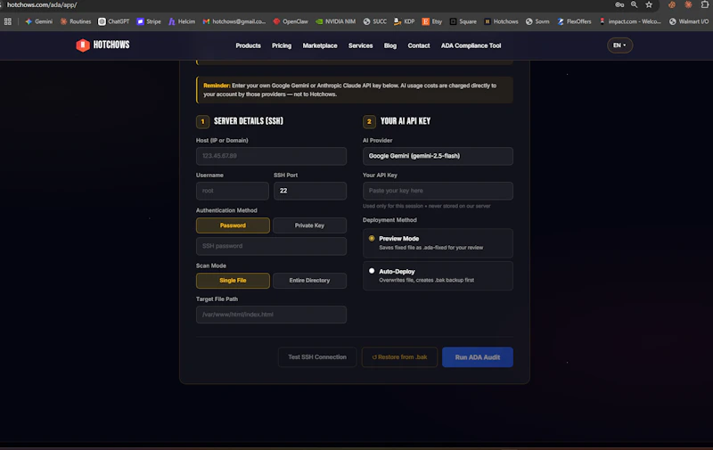 Automated ADA Web Compliance Tool screenshot 2