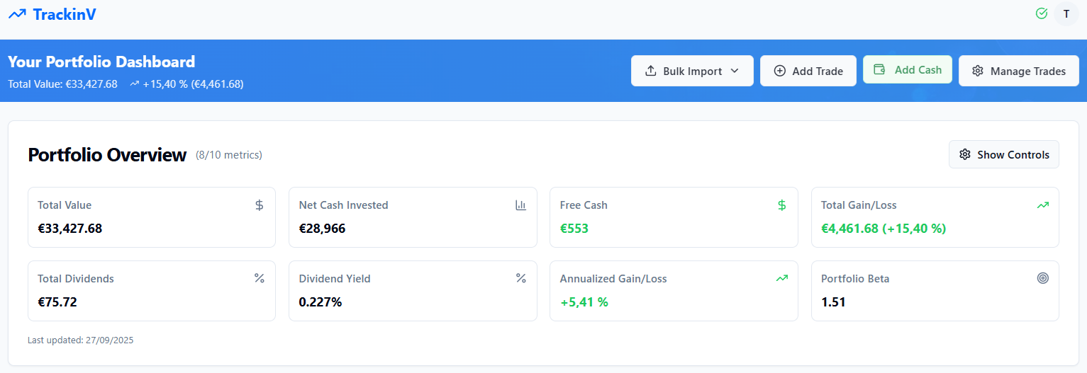 Média Suivie - Tracker de portefeuille d'investissement |Suivez vos investissements 5