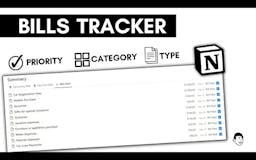 Notion Bills Tracker media 1