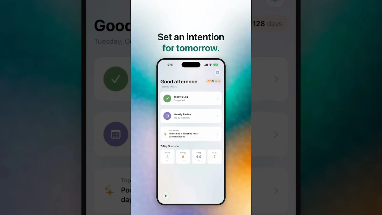 Cadence: Symptom Journal screenshot 1 (video preview)