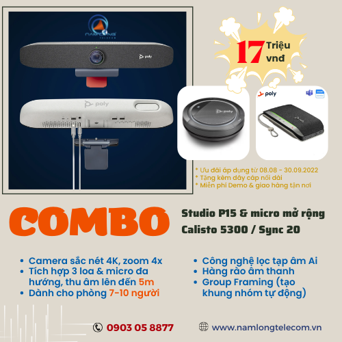 Média 3 solutions avec Poly Studio P15 1