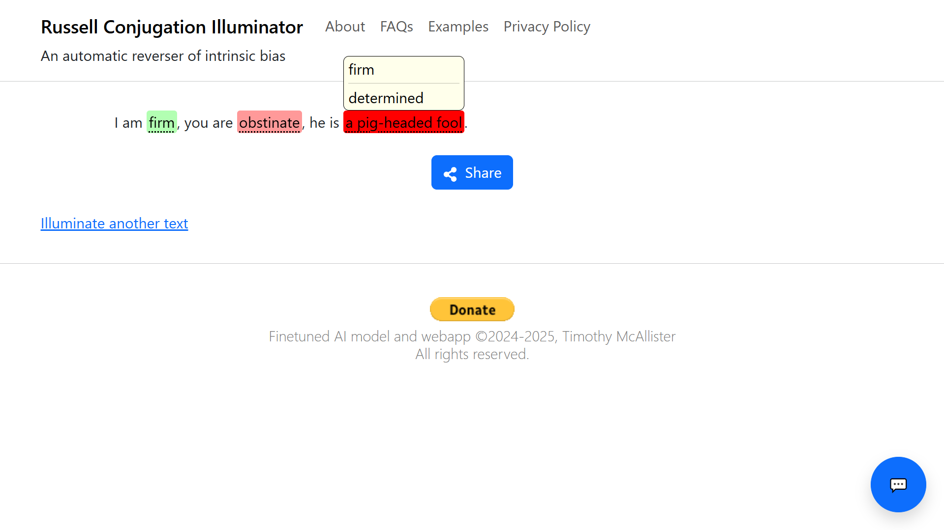Media Russell Conjugation Illuminator - Bias terbalik dan bahasa yang dimuatkan dalam teks! 2