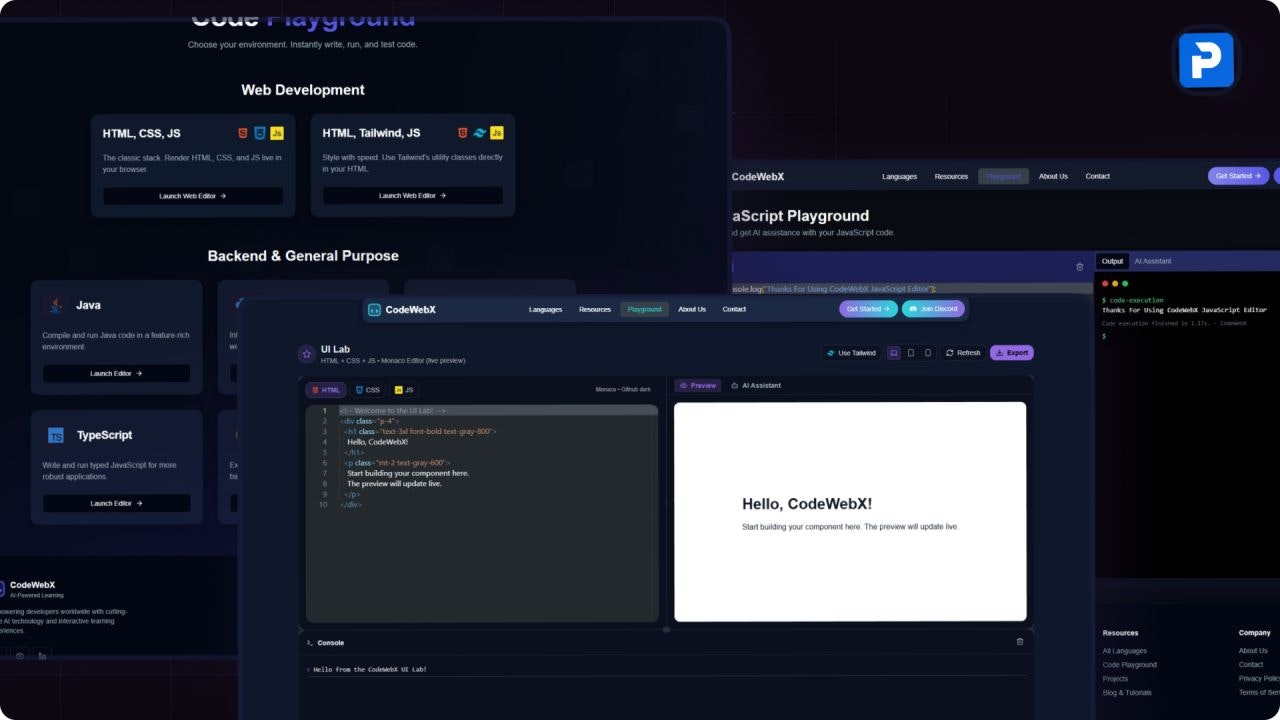 CodeWebX – Learn Coding In Smarter Way gallery image
