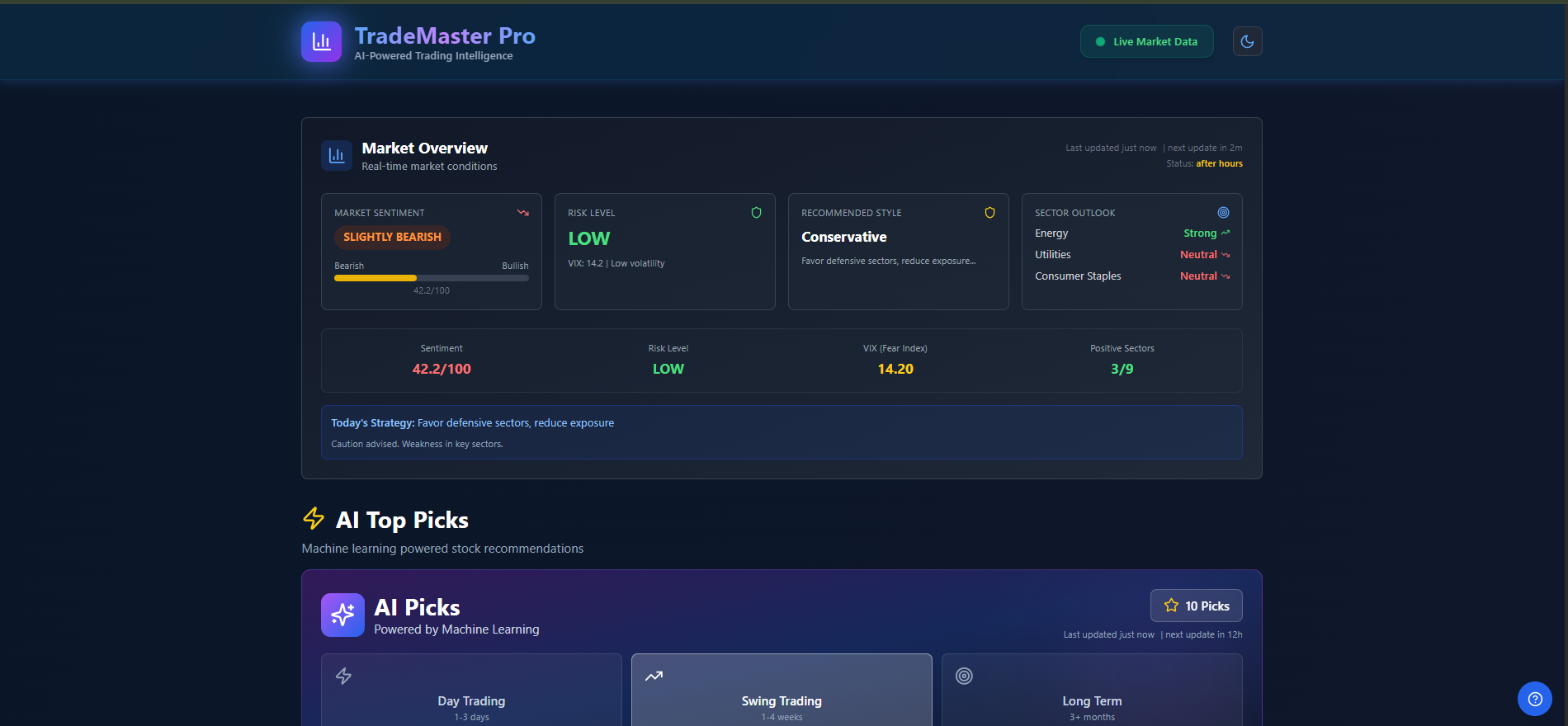 TradeMasterUS - Screenshot 3 showing product features and functionality