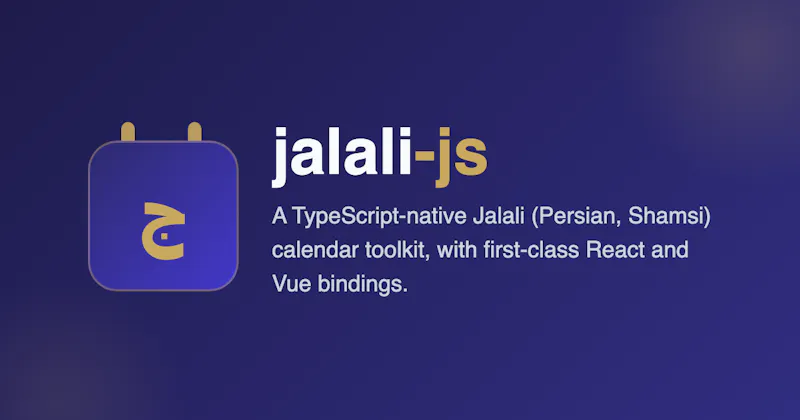 Jalali-js screenshot 1