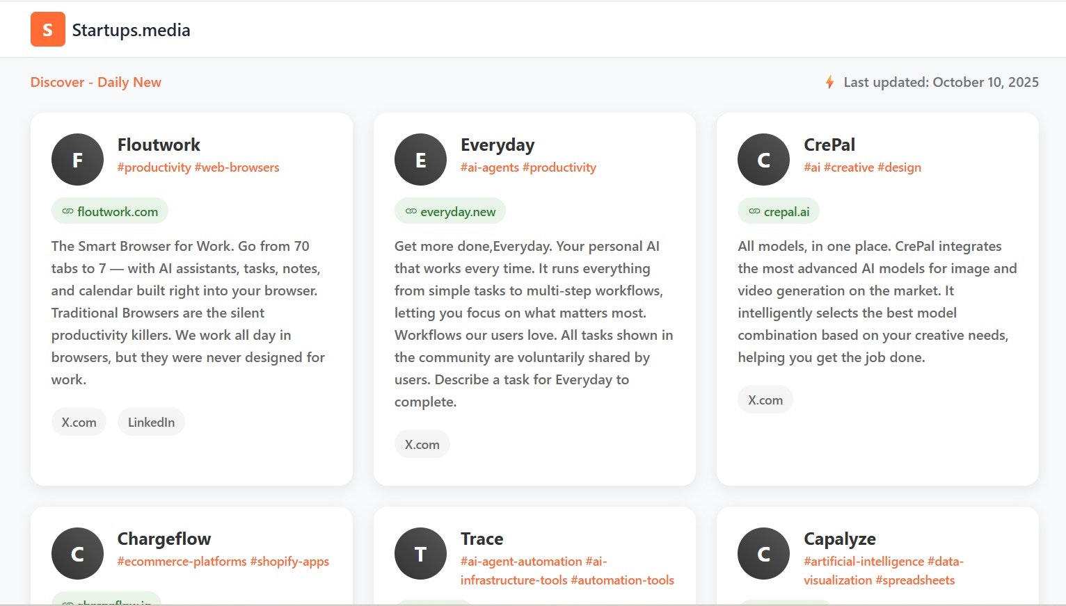 Startups Media screenshot 1