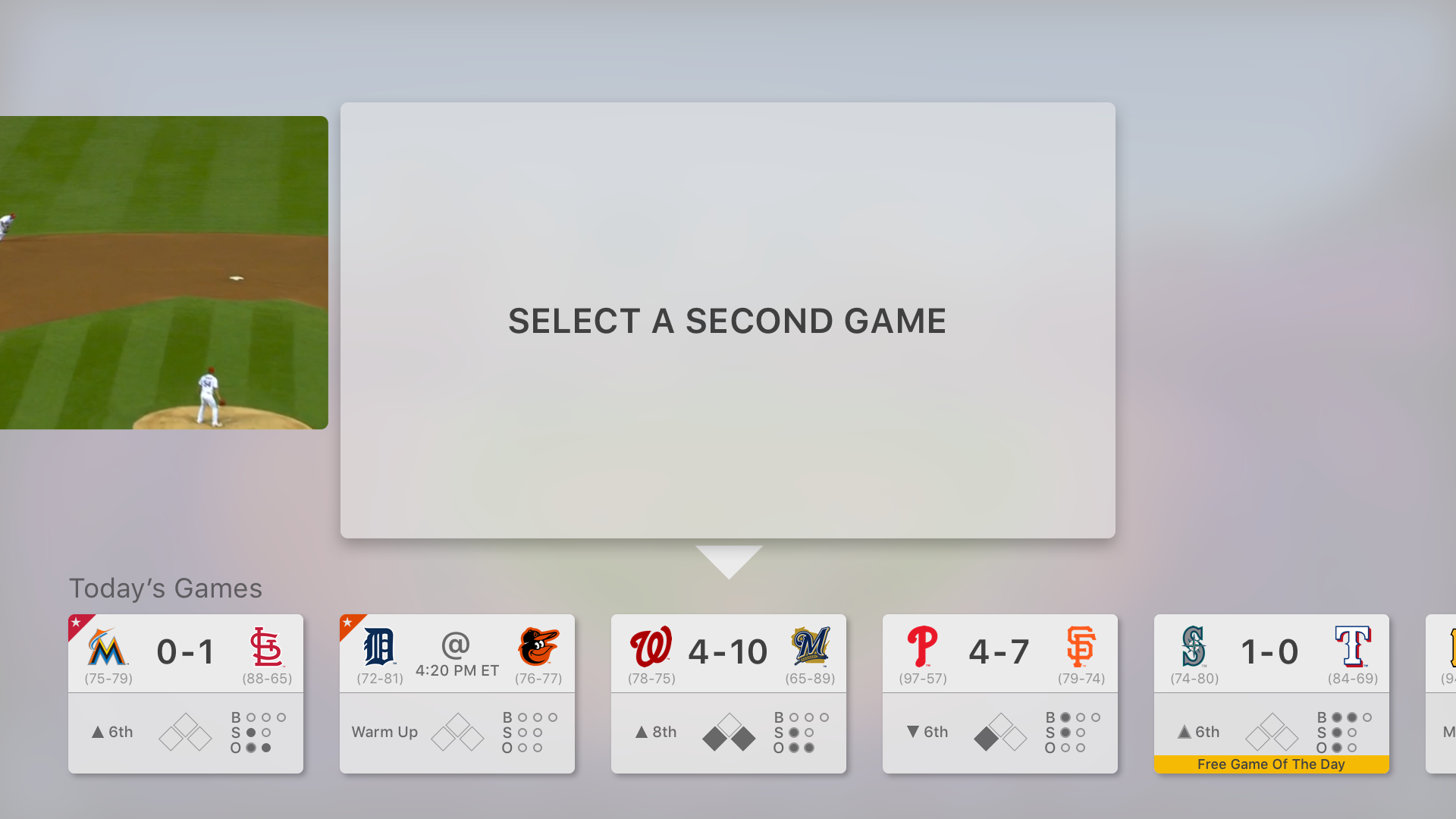 MLB.com At Bat for Apple TV gallery image