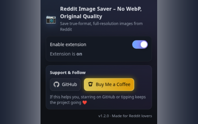 Reddit Image Saver – No WebP gallery image
