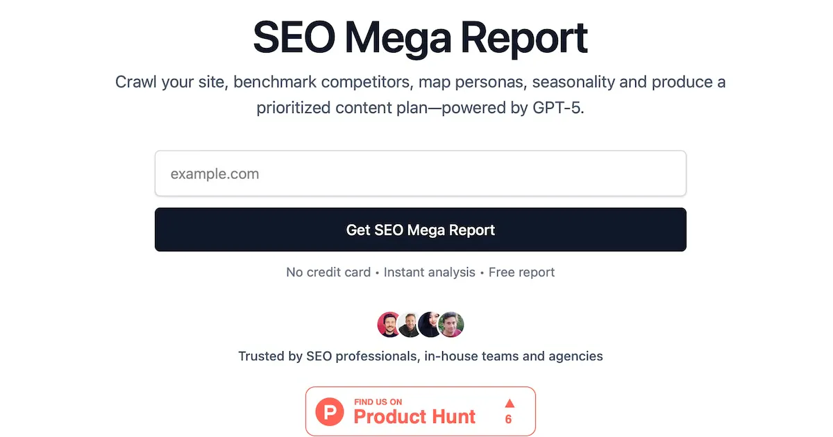 SEO Mega Report