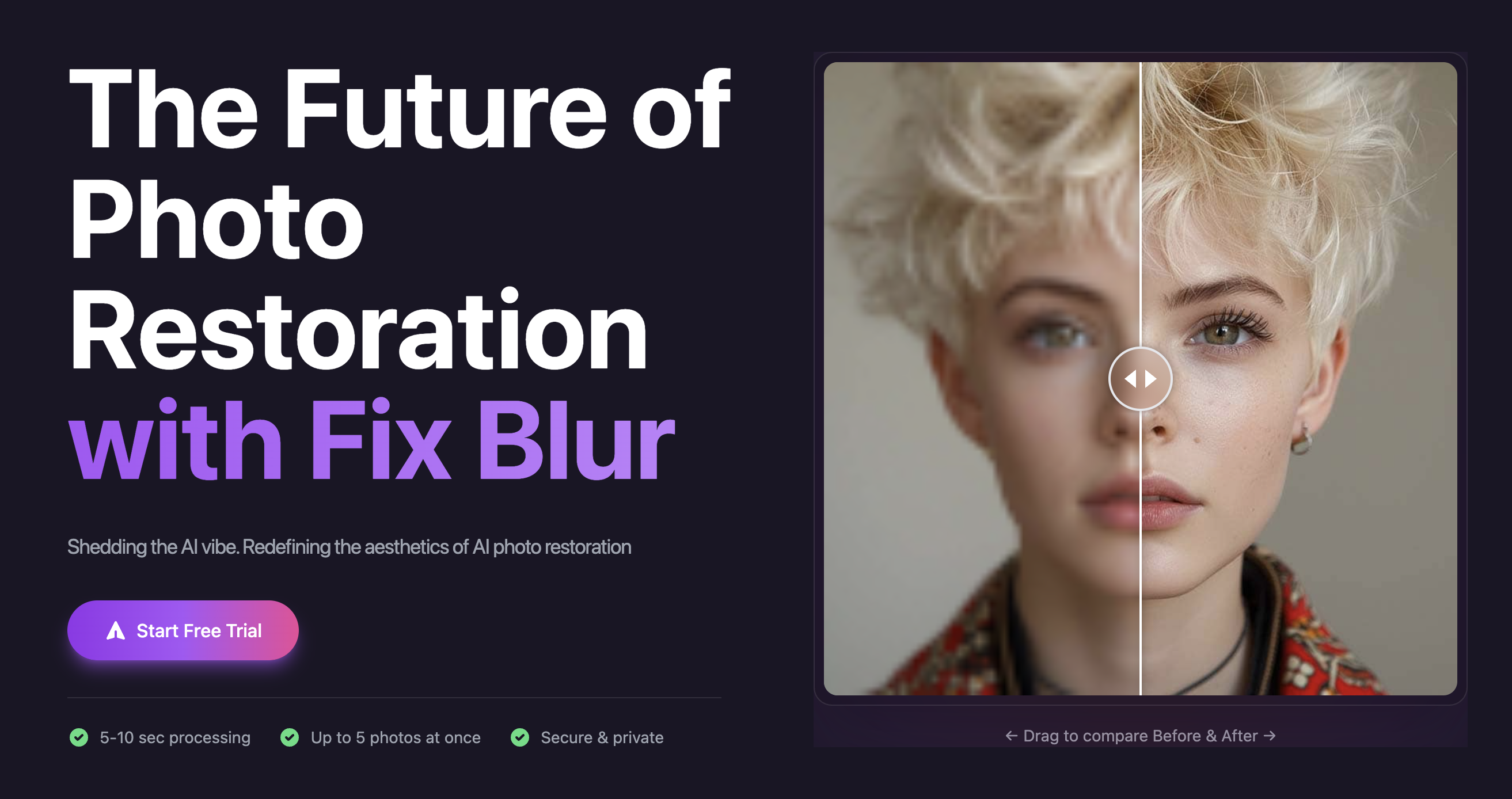 FixBlur - AI Photo Restoration gallery image